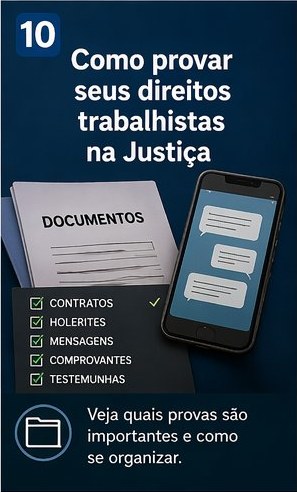 Como provar seus direitos trabalhistas na Justiça