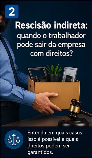 Rescisão indireta: quando o trabalhador pode sair da empresa com direitos
